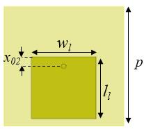 By rotating the rectangular patch on the receiving layer by an angle ψ l = 180 with respect to the metallic via, a 180 phase difference is obtained.