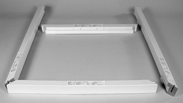 Assemble the Frame 1. Lay out the frame sections on a soft surface. The frame sections are labeled left, right, top, and bottom. Match up the corners.