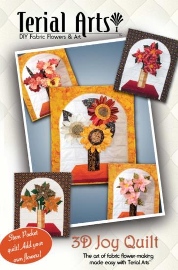 Terial Arts 3D Joy Quilt Pattern This fast and easy 3D Joy