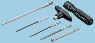 screwdriver No.1, No.2 Slotted screwdrivers 4.76mm, 6.35mm Power adaptor 222835 Price Per Set List No. 99-PA50 628-402 23.00 Thirteen-piece set, in stand up plastic see-through cover.
