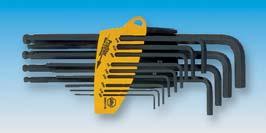 62 475517 13 Piece Long Arm Ball Ended Hex Key Sets Ì A range of high quality chrome vanadium steel, metric and imperial hexagonal keys Ì Extra long arm for deep insertions of hex nuts or screws Ì