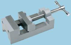 54 Precision Machine Vice Ideal for use when precise holding is necessary. All surfaces are hardened and precision ground. Ground steel jaw plates. 494789 Capacity Nominal Bore Model O.D.