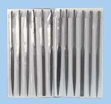 supplied in a plastic wallet List No. 119 202-149 9.68 223374 12 Piece Needle File Set 12 Piece File Set 394-9308 24.95 Needle File Handle 702-4873 22.10 702-4885 22.10 702-4897 23.