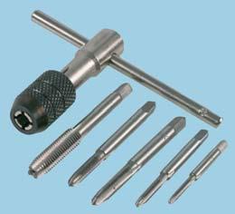 Tapping drills to suit Tap wrench Supplied in a metal case. 482078.461060 493747 5+ 10+ 20+ 147-2152 38.27 37.50 36.75 36.