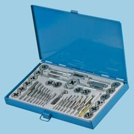 53 492489 Metric Tap and Drill Set Ì Boxed set of HSS drills, DIN standard metric HSS taps and a tap wrench Ì There is a taper and a bottoming tap Ì M3, M4, M5, M6, M8, M10