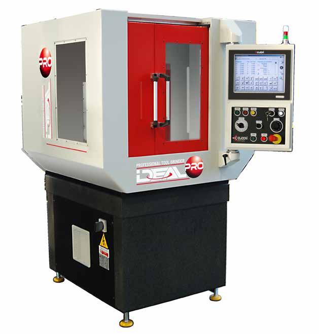 6 AXES CNC TOOL GRINDING MACHINE Machine for regrinding drills with the most common geometries, End Mills with Square, Ball Nose and Corner Radius geometry, in HSS or Carbide 6 AXES CNC TOOL GRINDING