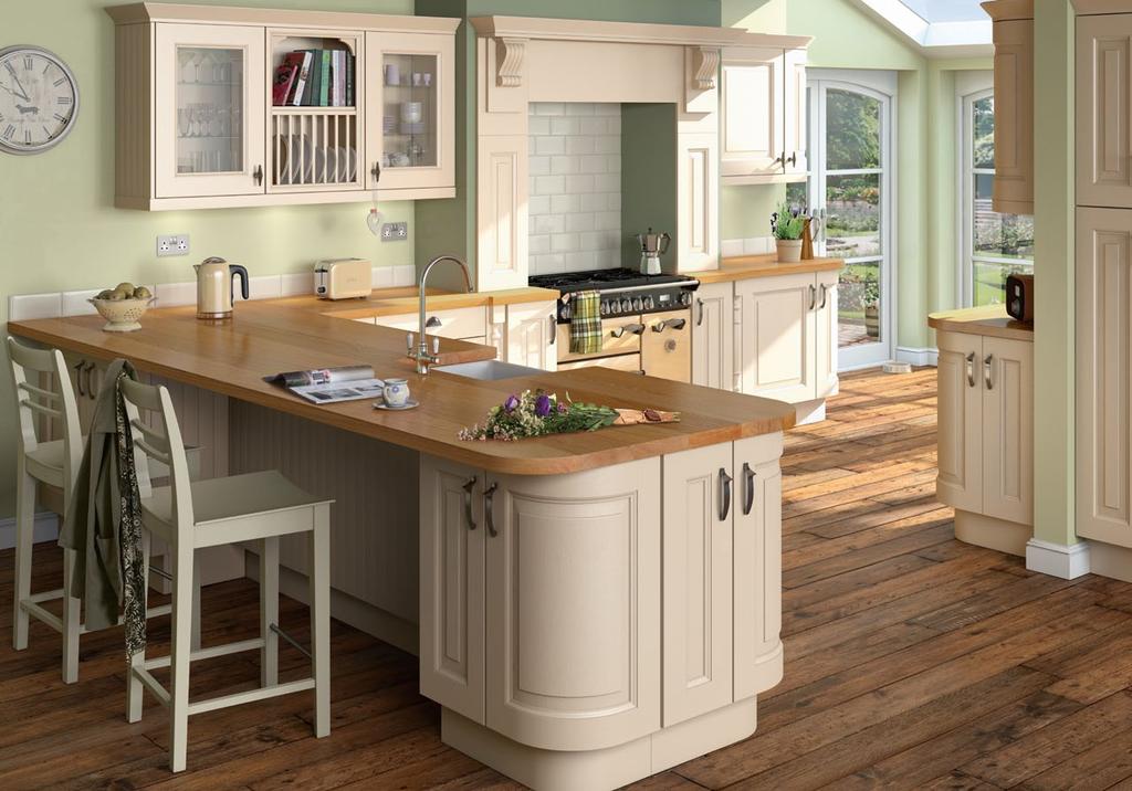 01 02 Illustrated in Ivory Ambleside 03 A traditional kitchen that