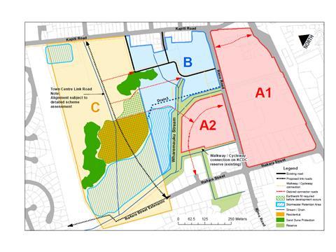 Figure 3: Amended Appendix 6.7 District Centre Zone Structure Plan Diagram. 2.