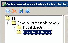 This name is displayed in the left field. Figure 194: The new Model object The configuration is saved by clicking the Apply button. To continue click Next.
