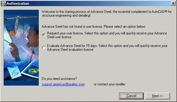 Authorize the software In Advance vocabulary, Authorizing your software, means installing a license
