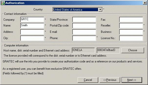an evaluation license start Advance and choose the option Request your user license and click on