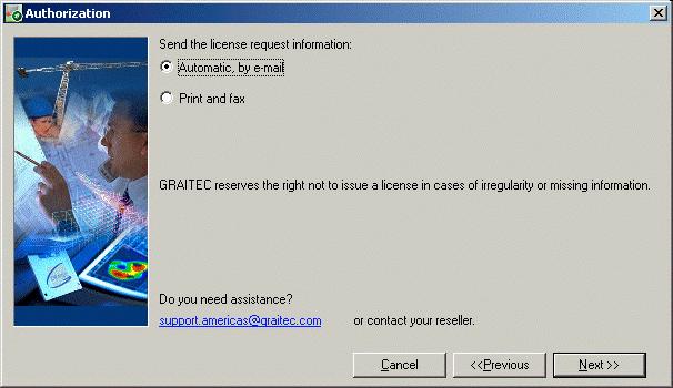 In this window, Advance asks to send the information by email or by fax. Select your preference and click on Next.