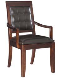 pages: 14/15, 18/19 912-623 Leather Arm Chair-KD W20 D23 H39 Seat Height: 20¼, Seat