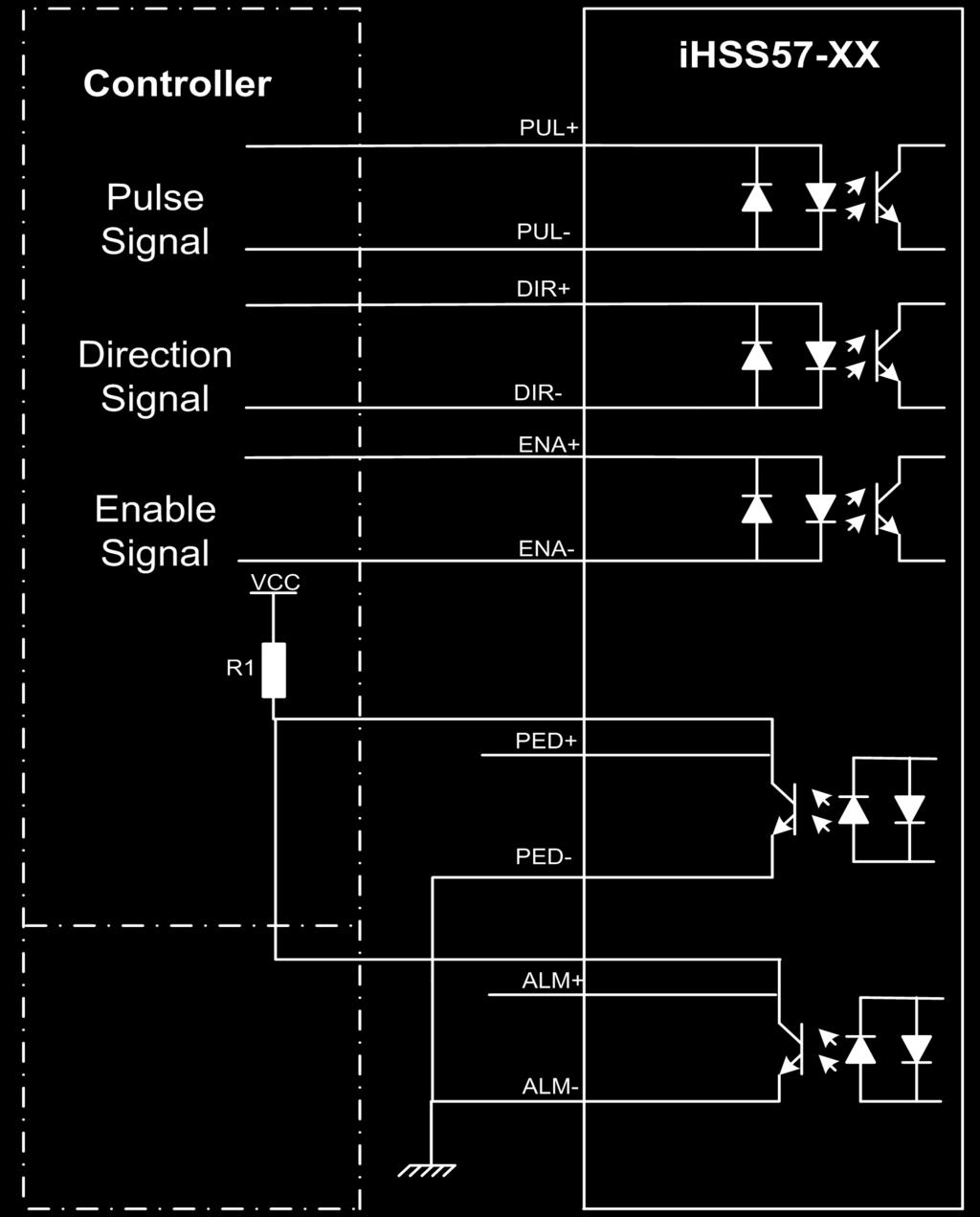 5.3 Connections to Differential Signal Remark: VCC is compatible with