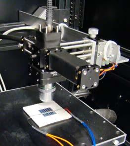 path is used for laser intensity reference measurements and the transmitted focuses the beam on the sample using a microscope objective lens.
