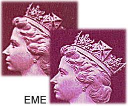 The old image differs from the newer EME image in that the openings to the corners in the crown are open, almost resembling lobster claws in the old image.