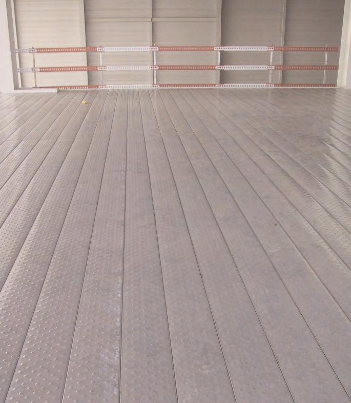 BN-G gratings are frequently used in indoor areas where in the first place a closed surface is required, and in the second place good