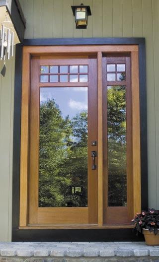 Entrance Custom 4-panel door design