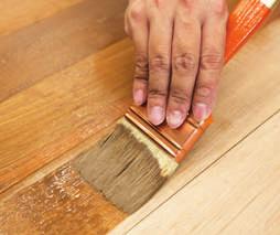 whether the wooden surface has been previously painted, how to prepare the wood prior to