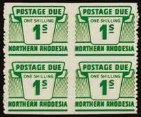Northern Rhodesia 1935 (USED) SG 18h Silver Jubilee 1d light blue and olive-green, variety Dot by flagstaff from vignette plate 4, R8/4, neatly cancelled by
