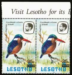 LSEOTHO error on first stamp top row (R4/7), unmounted o.g.