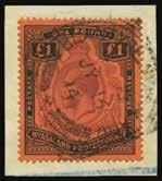 1898 (USED) SG 55b (11 Mar) Cheque stamp 1d vermilion and (pale to deep) ultramarine, setting II, complete imperforate pane of 30 (15x2)