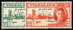 1935 (UNUSED) SG 125/k Silver Jubilee 3d brown and deep blue, lower right corner block of 4 from vignette plate 2A, showing variety Kite and