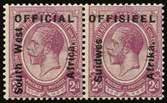 Folded between columns 2 and 3, with marginal separation by the upper left stamps, otherwise very fine.