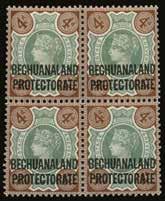 P178005118 250 1913 (UNUSED) SG 73 1913-24 ½d green, wmk simple cypher, two lower left corner blocks of 6 (3x2) with control O20, respectively perf and imperf margins, o.g. (five stamps in each unmounted).
