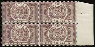 1907 (OFFICIAL) SG RO17 Railway Official. 4d scarlet and sage-green, wmk MCA, perfin C S / A R (type RO2), lightly cancelled by part cds.