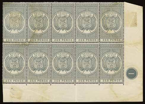 Odd imperfections (minor creases or gum creases, 5s with a couple of short perfs), still a fine and attractive group of these seldom seen stamps, with very fresh