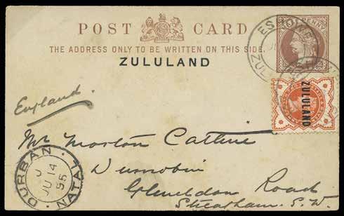 1900 (COVER) SG 9 (21 JUL) cover locally addressed to Mr Jac Clouston in Leask s handwriting, franked by 1900 (24 June) 1d red Penny Post commemorative, type L4 opt in blue, horizontal pair, tied by