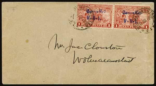 A rare and most interesting cover, addressed to Leask s assistant who had been responsible for the actual overprinting of the Wolmaransstad issue. Illustrated on p.