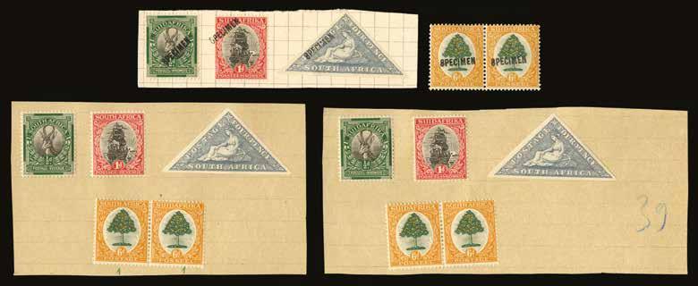 ] P189003716 450 1926 (UNUSED) SG 30var 1926-27 ½d black and green, Pretoria typo printing, upper left corner block of 4, error IMPERFORATE BETWEEN STAMPS AND LEFT MARGIN, unmounted o.g. Yellowish gum as often for this error, still fine fresh appearance.