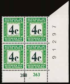 1967-71 4c deep myrtlegreen and emerald, wmk w127 (upright), English at top (type D7), fine used. P13409304 35 1967 (POSTAGE DUE) SG D62c Postage Due.