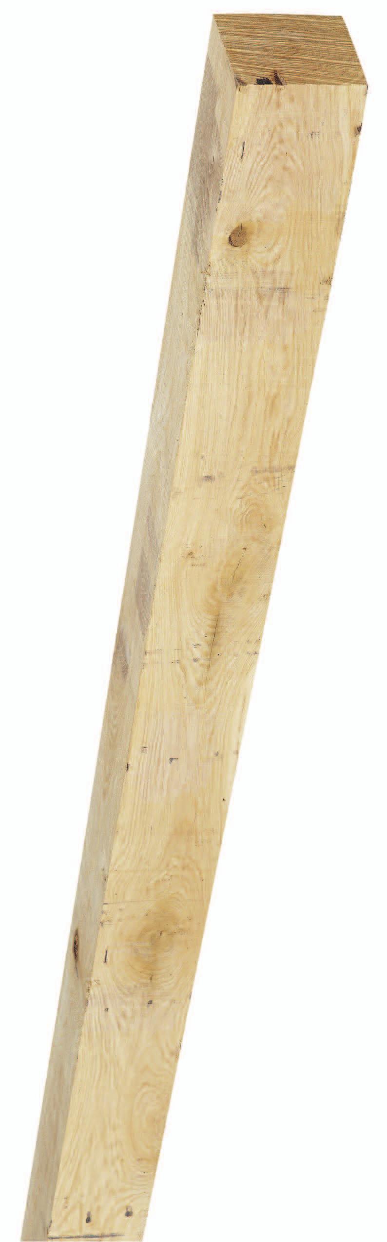 Beams Appearance grade Q-P A Sawn timber with sharp arrises; in case of pieces longer than 3 m, wane less than 10% of the face width is permitted across no more than 25% of the length.