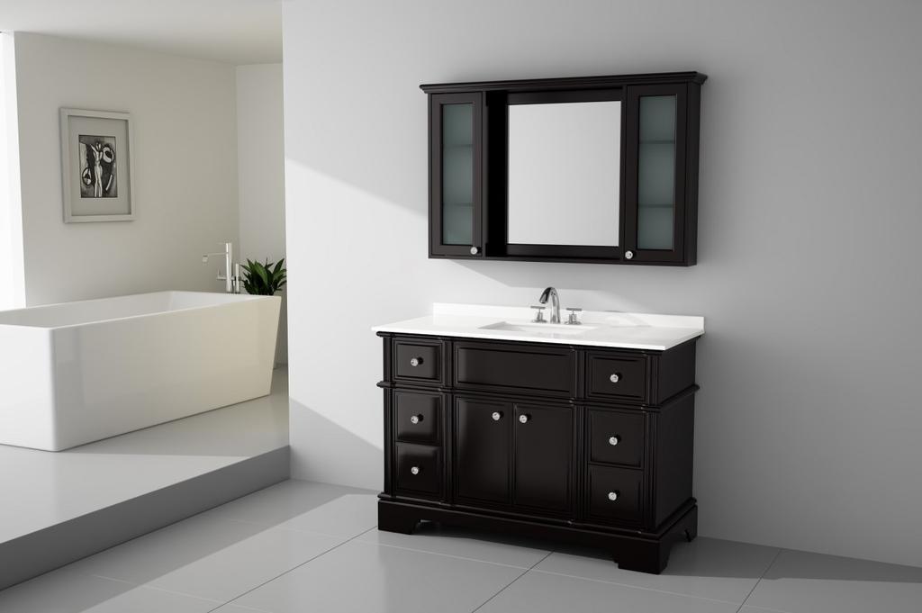 Bathroom Storage Add storage and elegance to your bath with