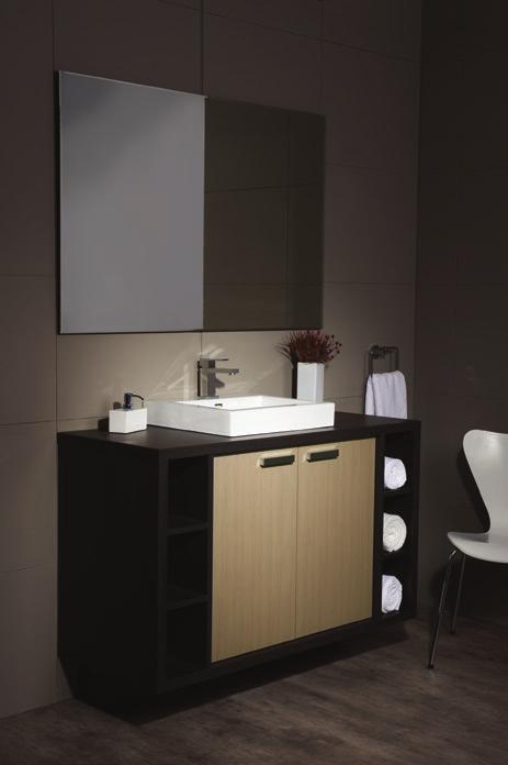 damage OPTIONS Basin of your choice Internal Lighting Matching Mirrors with or without sensor lighting Matching Shaving Cabinet with soft close tilt doors SENSE FLOOR STANDING VANITY Length