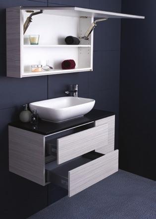Luxurious Vanities New range of mirrored shaving cabinets with unique soft close tilt doors to match every MODE vanity.