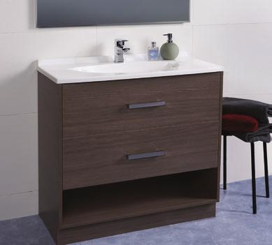 Mirrors with or without sensor lighting Matching Shaving Cabinet with soft close tilt doors EVE WALL HUNG VANITY Length Drawers 600 1 750 1 900 1 1200 2 1500 2 1800 2 EVE 1800 Floor standing vanity
