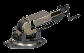 Three-axis vice DAS 100 Premium cast material Guide surfaces tempered and polished With turntable, rotating through 360 Guide surfaces tempered and polished Horizontal