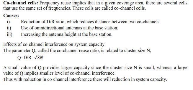 2. Attempt any FOUR of the following: 16 a) Describe the effect of co-channel interference in cellular