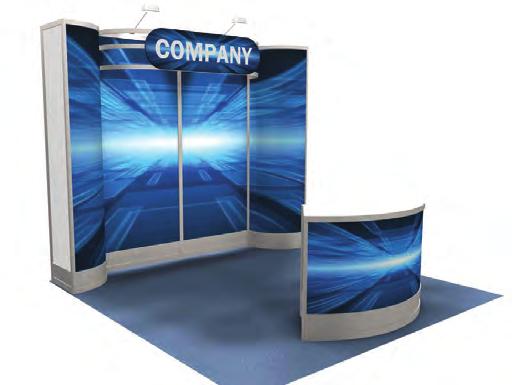 RENTAL EXHIBITS PACKAGE 5 UPGRADE OPTIONS With Graphics and Cabinet 10 X 10 PACKAGE 6 UPGRADE OPTIONS With Graphics and