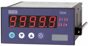 Accessories Highquality digital indicator for panel mounting Model DI35M, with multifunction input Model DI35D, with two inputs for standard signals WIKA data sheet AC 80.