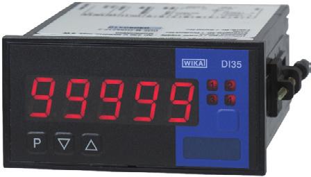 Accessories High-quality digital indicator for panel mounting Model DI35-M, with multi-function input Model DI35-D, with two inputs for standard signals WIKA data sheet AC 80.