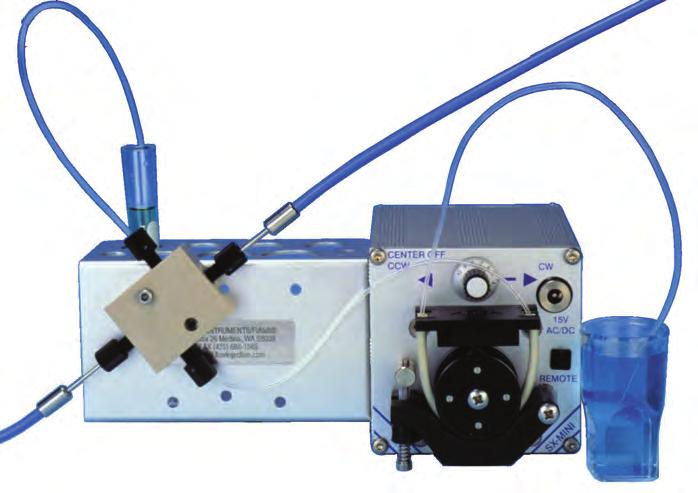 Our FIA-1000-Z Flow Cell Kit is a convenient, low-cost fluid handling system that couples to Ocean Optics highsensitivity miniature spectrometers and light sources for fast, quantitative analysis of