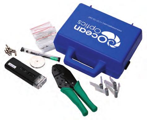 The TERM-KIT Termination Kit provides you with all the tools you need to properly polish and terminate an optical fiber.