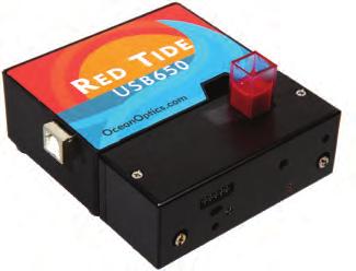 Education Red Tide Spectrometers Fleible, Low-Cost, Ideal for Education USB-650 Red Tide Spectrometers are low-cost, small-footprint spectrometers designed especially for teaching labs and