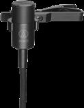 black color AUDIO-TECHNICA LAV MICROPHONES MT830 Omnidirectional Condenser Transparent Flat.33 wide x.