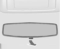 Cheile, portierele şi geamurile 41 Reducerea automată a efectului de orbire Orbirea de către autovehiculele aflate în spate este redusă automat prin reducerea efectului de orbire în oglinda